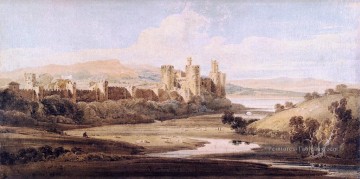 Thomas Girtin œuvres - Conw aquarelle peintre paysages Thomas Girtin